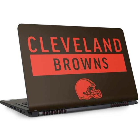 NFL Cleveland Browns Brown Performance Series Dell Inspiron Skin