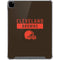 NFL Cleveland Browns Brown Performance Series iPad Pro 12.9in (2020) Clear Case