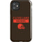 NFL Cleveland Browns Brown Performance Series iPhone 11 Impact Case