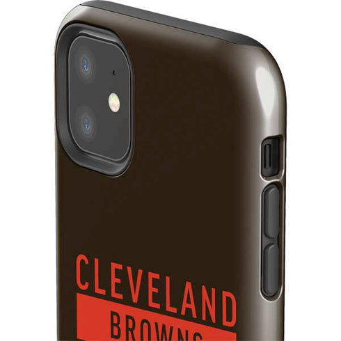NFL Cleveland Browns Brown Performance Series iPhone 11 Impact Case