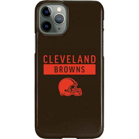 NFL Cleveland Browns Brown Performance Series iPhone 11 Pro Lite Case