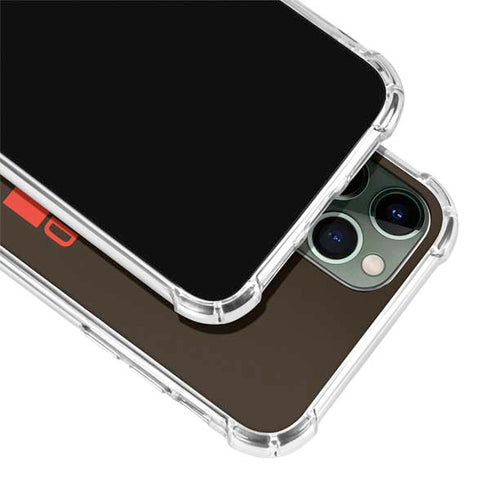 NFL Cleveland Browns Brown Performance Series iPhone 11 Pro Max Clear Case