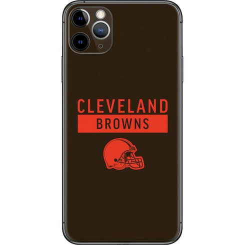 NFL Cleveland Browns Brown Performance Series iPhone 11 Pro Max Skin