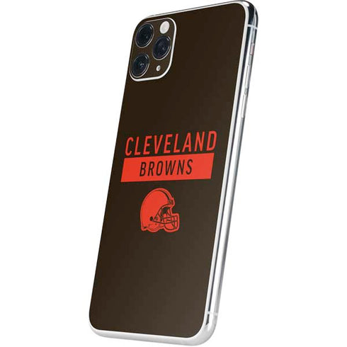 NFL Cleveland Browns Brown Performance Series iPhone 11 Pro Max Skin