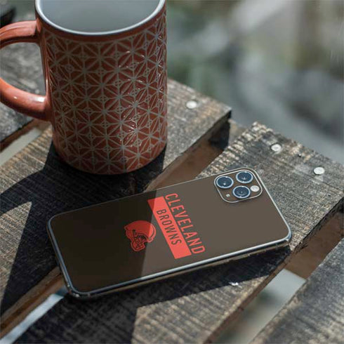 NFL Cleveland Browns Brown Performance Series iPhone 11 Pro Max Skin