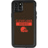 NFL Cleveland Browns Brown Performance Series iPhone 11 Pro Max Waterproof Case