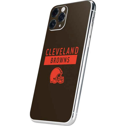 NFL Cleveland Browns Brown Performance Series iPhone 11 Pro Skin