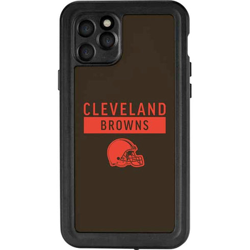 NFL Cleveland Browns Brown Performance Series iPhone 11 Pro Waterproof Case