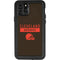 NFL Cleveland Browns Brown Performance Series iPhone 11 Pro Waterproof Case
