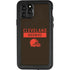 NFL Cleveland Browns Brown Performance Series iPhone 11 Pro Waterproof Case