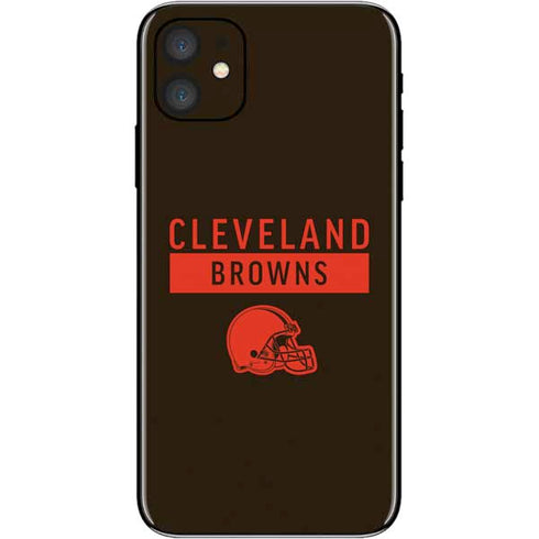 NFL Cleveland Browns Brown Performance Series iPhone 11 Skin