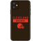 NFL Cleveland Browns Brown Performance Series iPhone 11 Skin