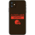 NFL Cleveland Browns Brown Performance Series iPhone 11 Skin