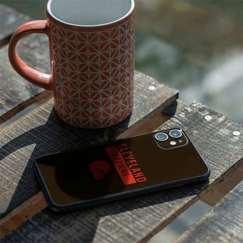 NFL Cleveland Browns Brown Performance Series iPhone 11 Skin
