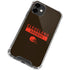 NFL Cleveland Browns Brown Performance Series iPhone 12 Clear Case