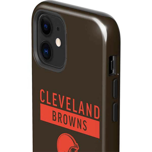 NFL Cleveland Browns Brown Performance Series iPhone 12 Impact Case