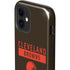 NFL Cleveland Browns Brown Performance Series iPhone 12 Impact Case