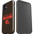NFL Cleveland Browns Brown Performance Series iPhone 12 Impact Case
