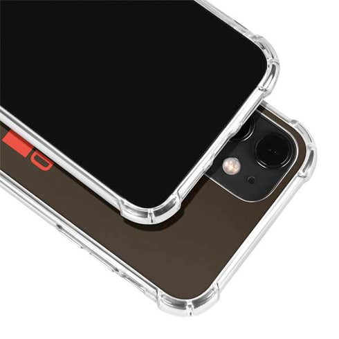 NFL Cleveland Browns Brown Performance Series iPhone 12 Mini Clear Case
