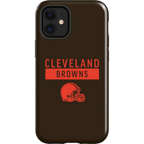 NFL Cleveland Browns Brown Performance Series iPhone 12 Mini Impact Case