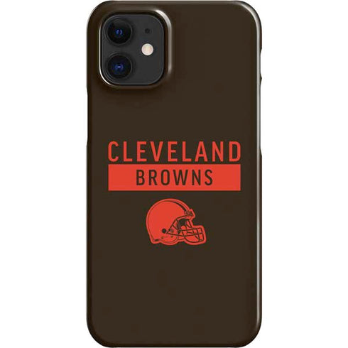 NFL Cleveland Browns Brown Performance Series iPhone 12 Mini Lite Case
