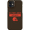NFL Cleveland Browns Brown Performance Series iPhone 12 Mini Lite Case