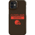 NFL Cleveland Browns Brown Performance Series iPhone 12 Mini Lite Case