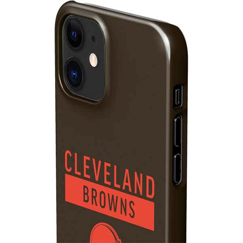 NFL Cleveland Browns Brown Performance Series iPhone 12 Mini Lite Case