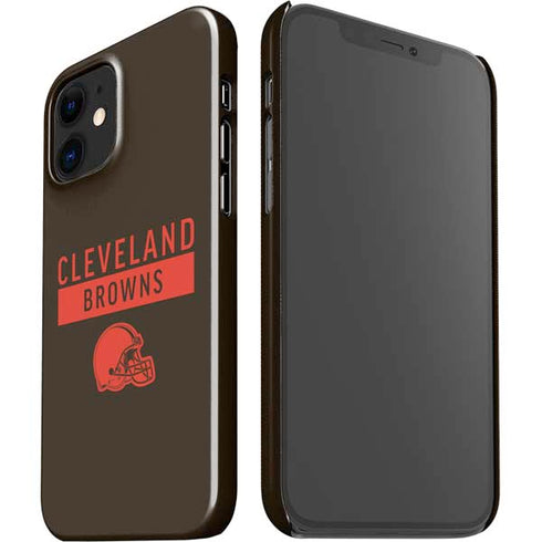 NFL Cleveland Browns Brown Performance Series iPhone 12 Mini Lite Case