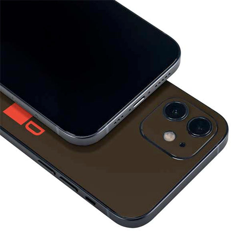 NFL Cleveland Browns Brown Performance Series iPhone 12 Mini Skin