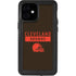 NFL Cleveland Browns Brown Performance Series iPhone 12 Mini Waterproof Case