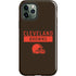 NFL Cleveland Browns Brown Performance Series iPhone 12 Pro Impact Case