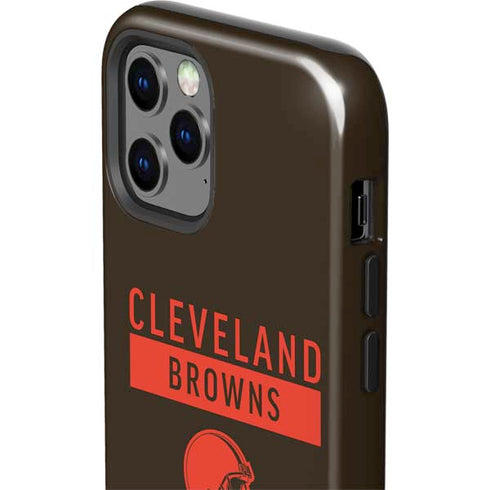 NFL Cleveland Browns Brown Performance Series iPhone 12 Pro Impact Case