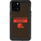 NFL Cleveland Browns Brown Performance Series iPhone 12 Pro Max Waterproof Case