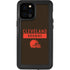 NFL Cleveland Browns Brown Performance Series iPhone 12 Pro Max Waterproof Case