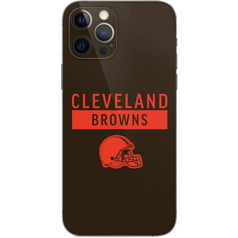 NFL Cleveland Browns Brown Performance Series iPhone 12 Pro Skin