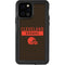 NFL Cleveland Browns Brown Performance Series iPhone 12 Pro Waterproof Case
