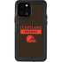 NFL Cleveland Browns Brown Performance Series iPhone 12 Pro Waterproof Case