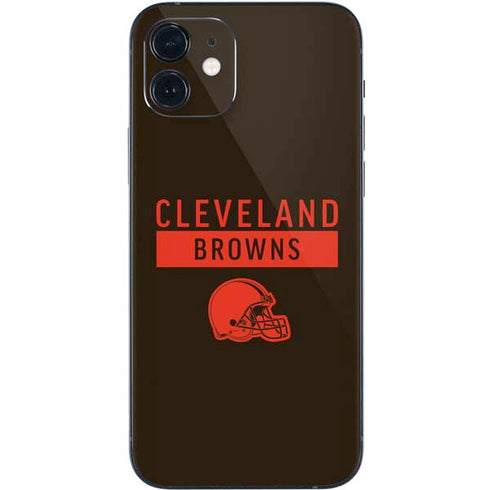 NFL Cleveland Browns Brown Performance Series iPhone 12 Skin