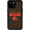 NFL Cleveland Browns Brown Performance Series iPhone 13 Mini Waterproof Case