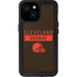 NFL Cleveland Browns Brown Performance Series iPhone 13 Mini Waterproof Case