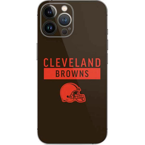 NFL Cleveland Browns Brown Performance Series iPhone 13 Pro Max Skin