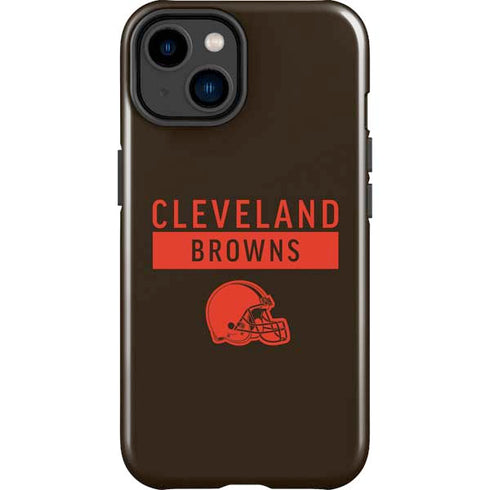 NFL Cleveland Browns Brown Performance Series iPhone 14 Plus Impact Case