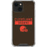 NFL Cleveland Browns Brown Performance Series iPhone 14 Plus Clear Case