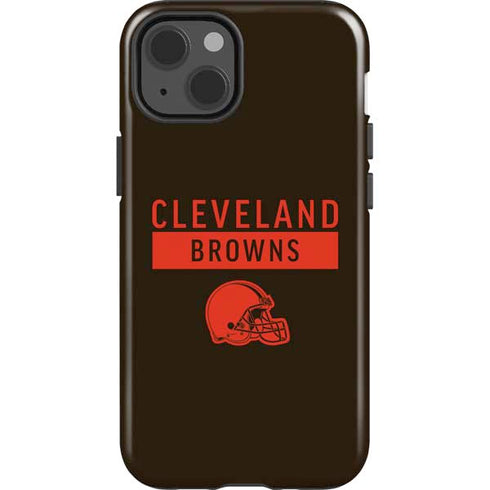 NFL Cleveland Browns Brown Performance Series iPhone 15 Impact Case