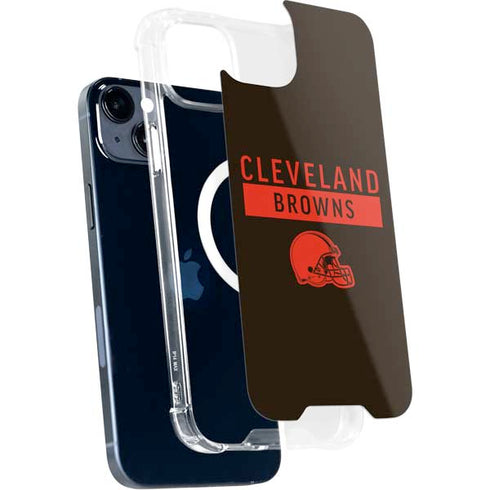 NFL Cleveland Browns Brown Performance Series iPhone 15 Plus MagSafe Case