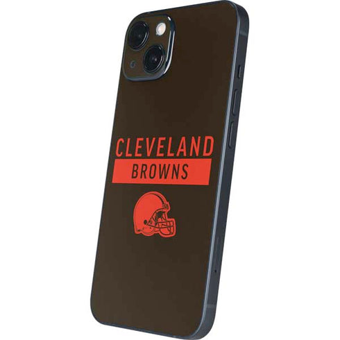 NFL Cleveland Browns Brown Performance Series iPhone 15 Plus Skin