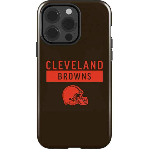 NFL Cleveland Browns Brown Performance Series iPhone 14 Pro Impact Case