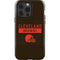 NFL Cleveland Browns Brown Performance Series iPhone 14 Pro Impact Case