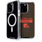 NFL Cleveland Browns Brown Performance Series iPhone 15 Pro MagSafe Case